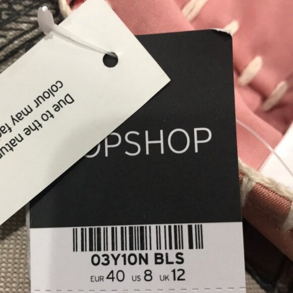 TOPSHOP Floral Crochet Triangle Bikini Top - Picture 7 of 8